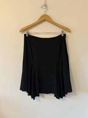 Trina Turk Flouncy A-Line Black Skirt | Size 8